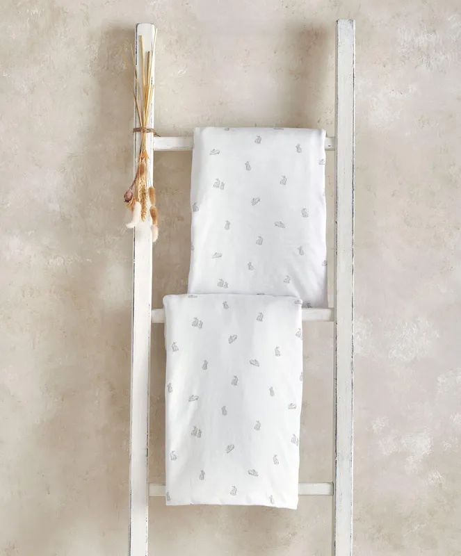 Mamas & Papas Cotbed Fitted Sheets (2 Pack) - Bunny