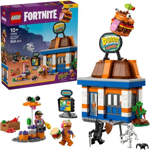 LEGO® Fortnite® Durrr Burger Restaurant Video Game Toy 77076
