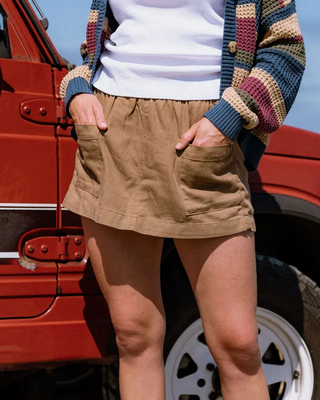 Passenger Clothing Whirl Lightweight Skort - Caramel