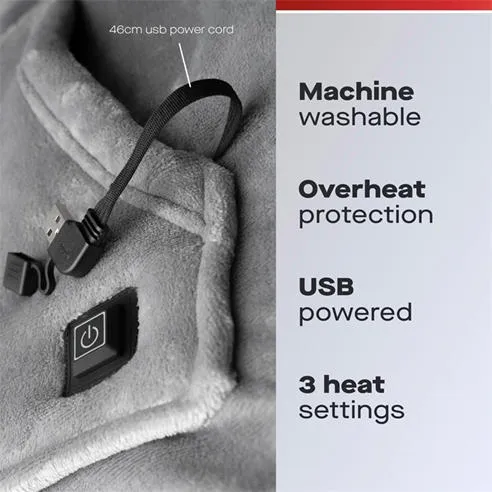 Daewoo Electricals Oversized USB Heated Fleece Hoodie