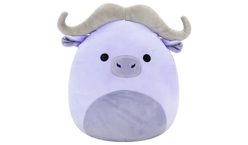 Squishmallows 12" Bradley The Purple Buffalo Plush Toy