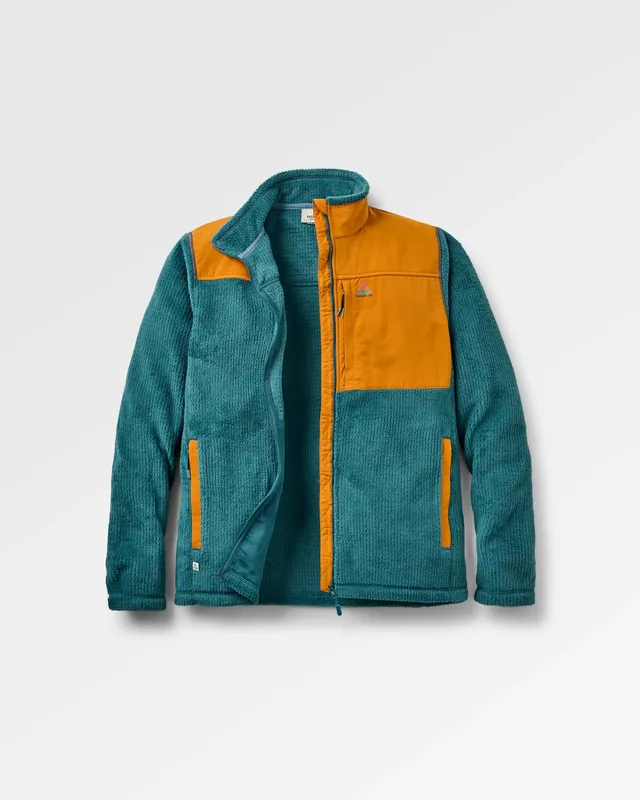 Passenger Clothing Venturescape Men's Fleece - Retro Orange/Tidal Blue