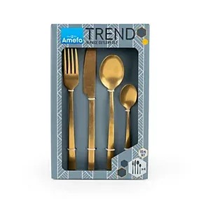 Candlelight Manille Metal 16 piece Cutlery set