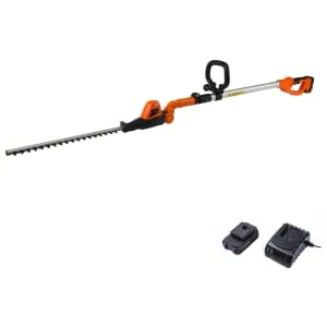 Yard Force LH C41A Cordless Extendable Pole Hedge Trimmer with Adjustable Head
