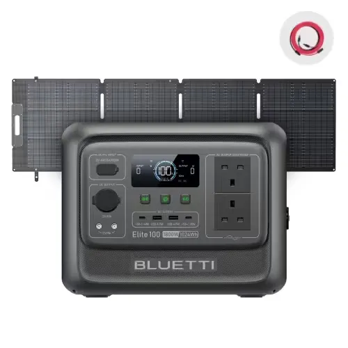 BLUETTI Solar Generator Elite 100 V2+200W, 1024Wh Power Station for Vanlife,Backup Power