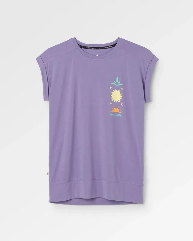 Passenger Clothing Women's Solscape Active T-Shirt - Purple Haze Marl