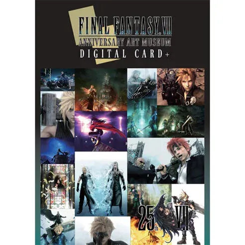 Final Fantasy VII Anniversary Trading Cards Booster Display