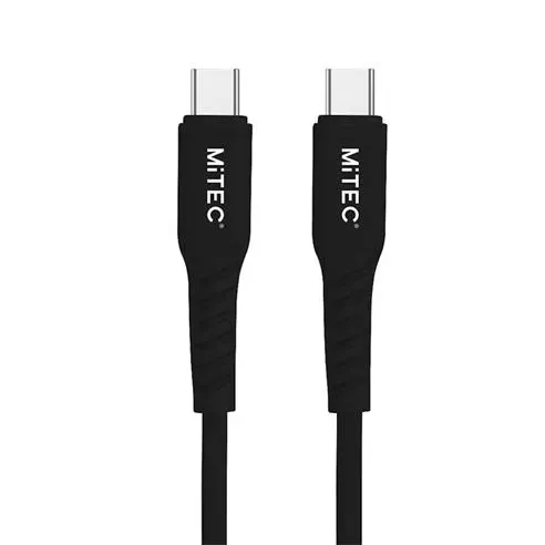 MiTEC MITEC 1M USB-C TO USB-C CABLE BLACK