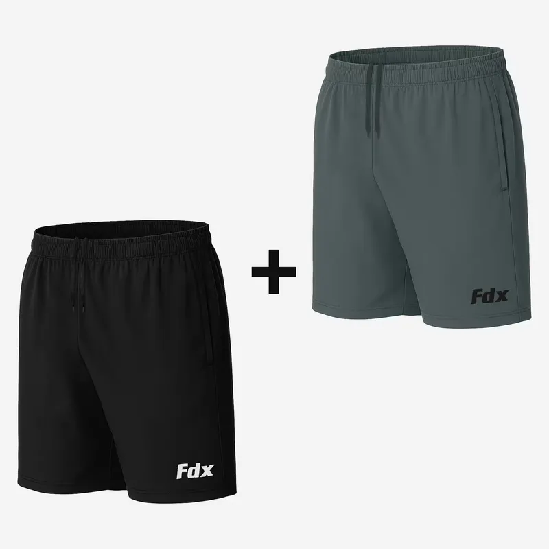 FDX Men’s Pro Running Shorts Lightweight Breathable Gym Training Shorts