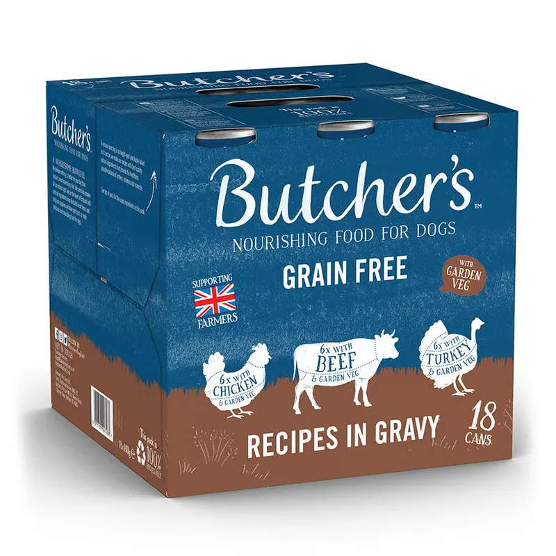 Butcher's Grain Free Adult Wet Dog Food In Gravy