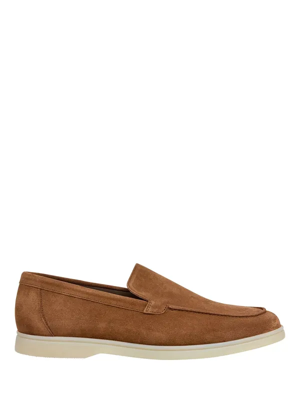 Hackett London Martin Plain Suede Loafers