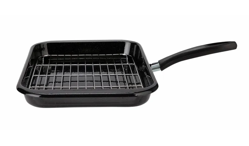 Argos Home Rectangular Enamel Grill Pan
