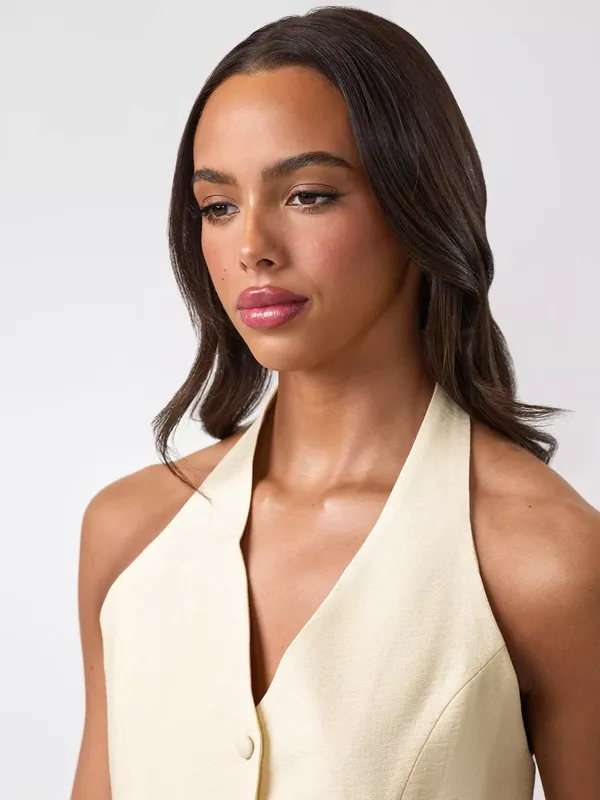 Gym King Signature Woven Halter Neck Vest
