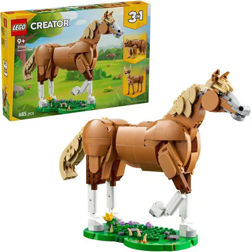 LEGO® Creator 31166 3in1 Beautiful Horse Toy Animal Building Set