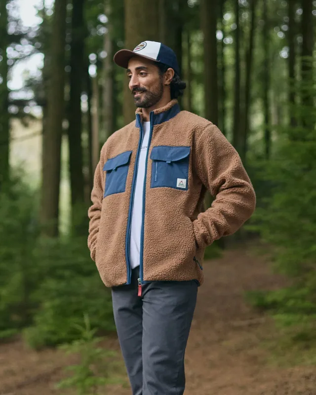 Passenger Clothing Valiant Deep Pile Fleece - Toffee