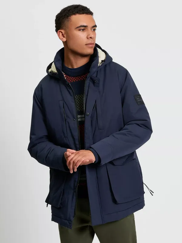 Ben Sherman Heavyweight Parka Jacket, Dark Navy
