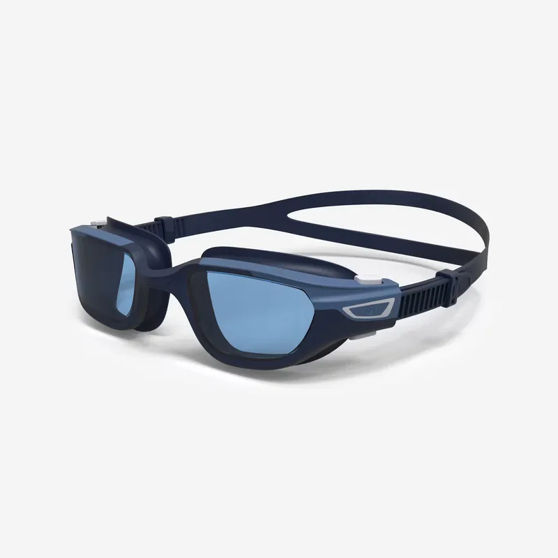 DECATHLON SPIRIT swimming goggles - tinted lenses - Large - Blue white