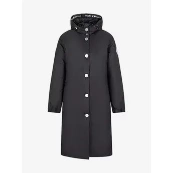 Armani Exchange Women's Hooded Overcoat