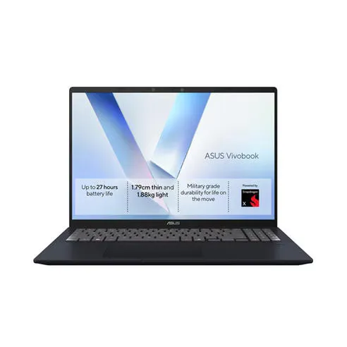 ASUS Vivobook 16 16 WUXGA Laptop - Snapdragon X X1-26-100 8GB RAM 256GB SSD Windows 11 Home