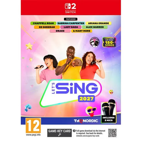 THQ Nordic Lets Sing 2027 2 Mic Bundle NS2