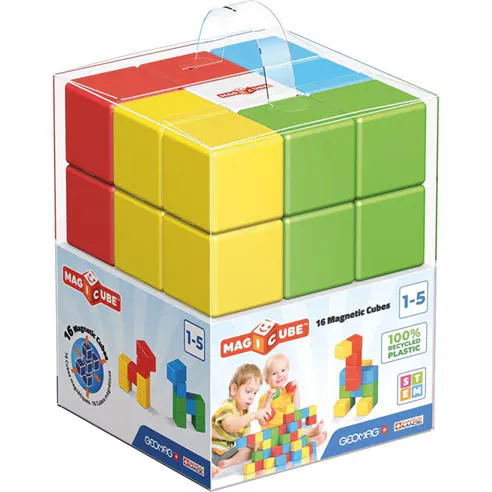 GEOMAG Magicube Green Line 16 Cubes