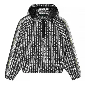 Lacoste Oversized Hooded Track Jacket