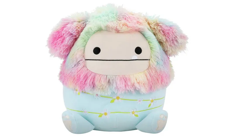Squishmallows 12 inch Zozo Rainbow Bigfoot Plush