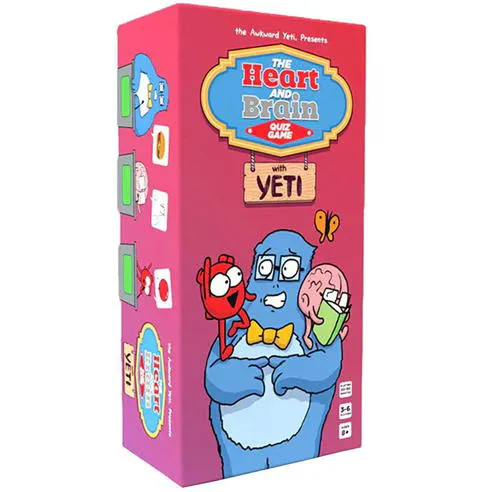 The Awkward Yeti Heart and Brain Quiz Game
