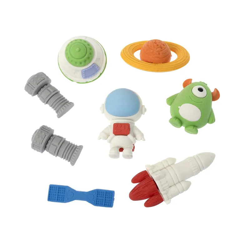 Space Erasers 6 Pack