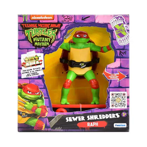 Teenage Mutant Ninja Turtles Kids' Raphael Sewer Shredders Action Figure