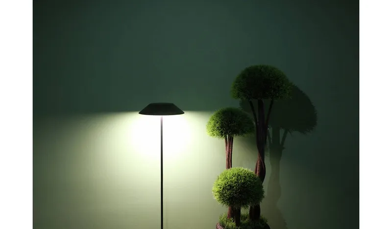 Habitat Metal Solar Light - Black