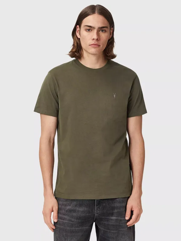 AllSaints Dexter Cotton Blend Regular Fit Short Sleeve T-Shirt
