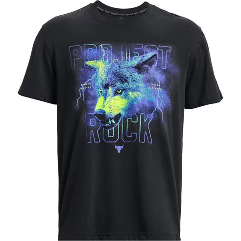 Under Armour Men's Rock Night Short-Sleeve Performance Gym Top