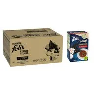 120 x 85g Felix As Good As It Looks Wet Cat Food + 48 x 85g Felix Wet Cat Food Free! *