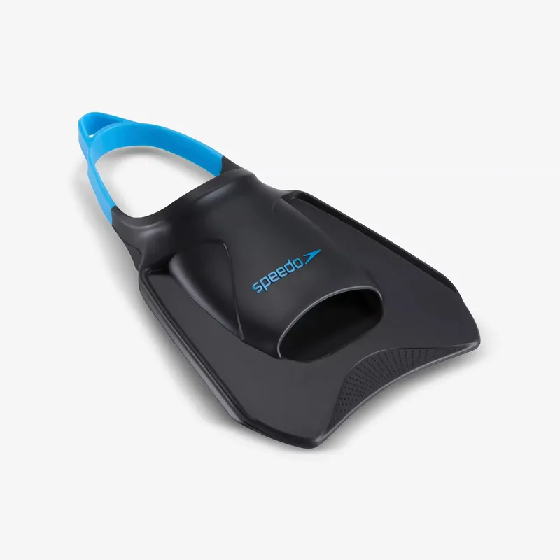 SPEEDO SHORT SWIM FINS SPEEDO BIOFUSE FITNESS FINS - GREY BLUE