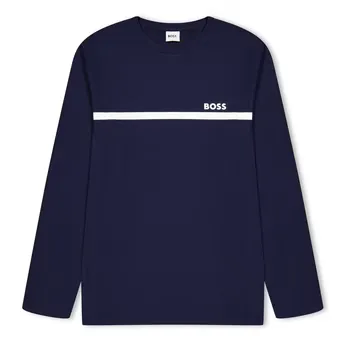 Boss Kids Long-sleeve Small Logo T-Shirt