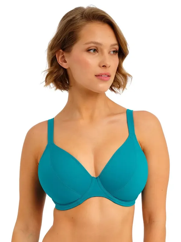 Freya Jewel Cove Underwired Bikini Top, Moonstone