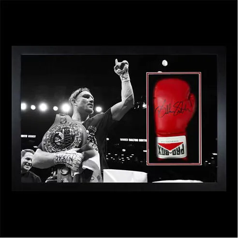 The Fan Cave Dalton Smith Signed Glove Display I