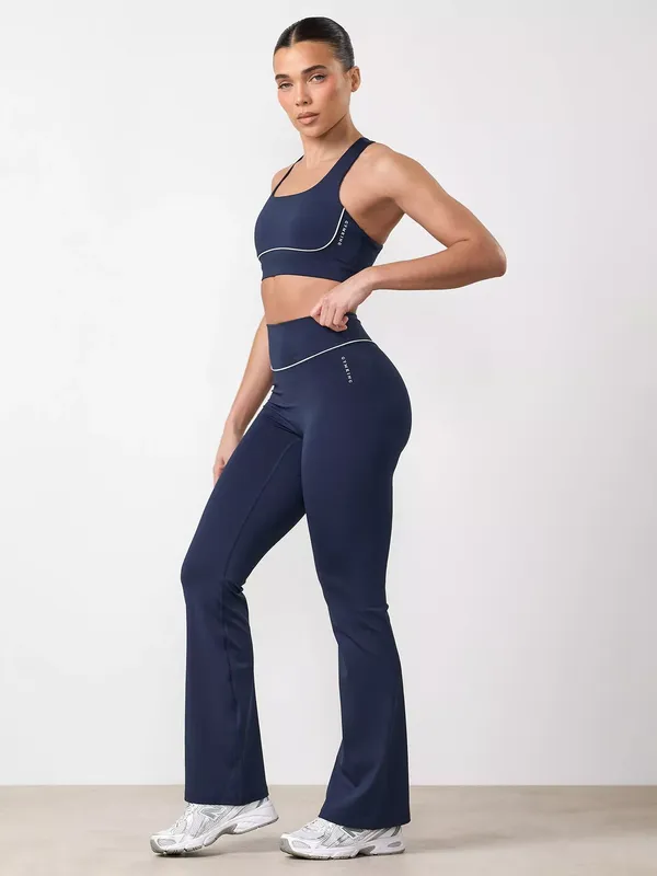 Gym King Knockout Sports Bra, Indigo Blue