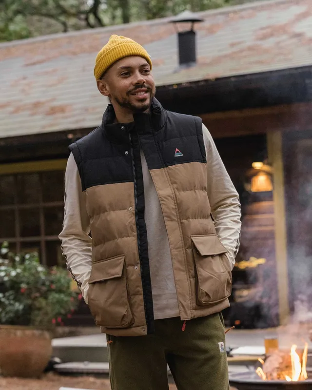 Passenger Clothing Baltic Insulated Gilet - Caramel/Black