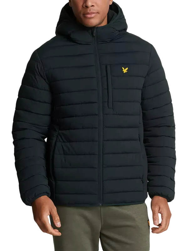 Lyle & Scott Stretch Lightweight Quilted Jacket, Z271 Dark Navy