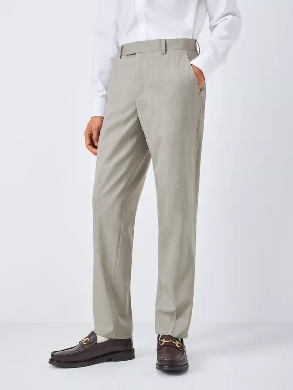 John Lewis Washable Wool Blend Regular Fit Suit Trousers