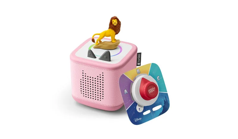 tonies Pink Toniebox 2 Play Set with Lion King