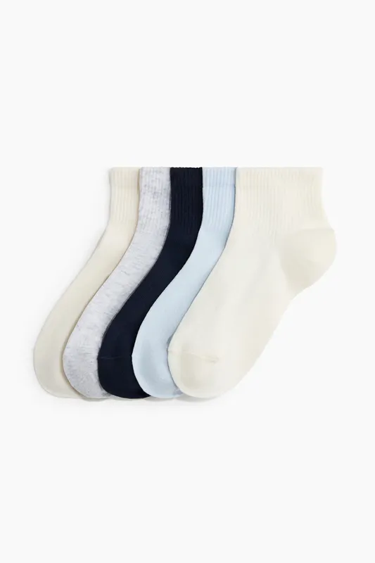 5-pack ankle socks
