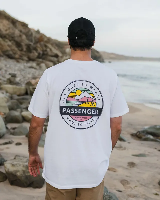 Passenger Clothing Odyssey Cotton T-Shirt - White