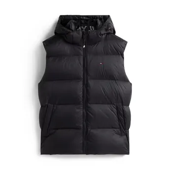 Tommy Jeans Men's Essential Down Hooded Sleeveless Gilet