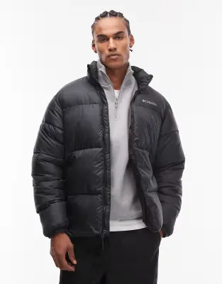 Puffect III puffer coat in black