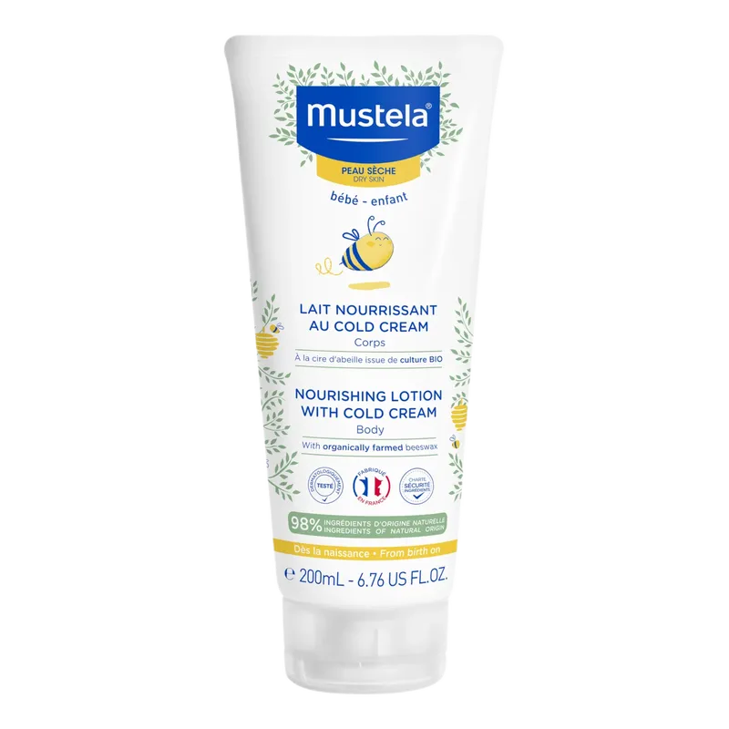 Mustela Nourishing Lotion With Cold Cream for Dry Skin