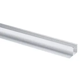 Roof pro Polywall Silver Aluminium F Profile Roof edging trim, (L)3m (W)16mm