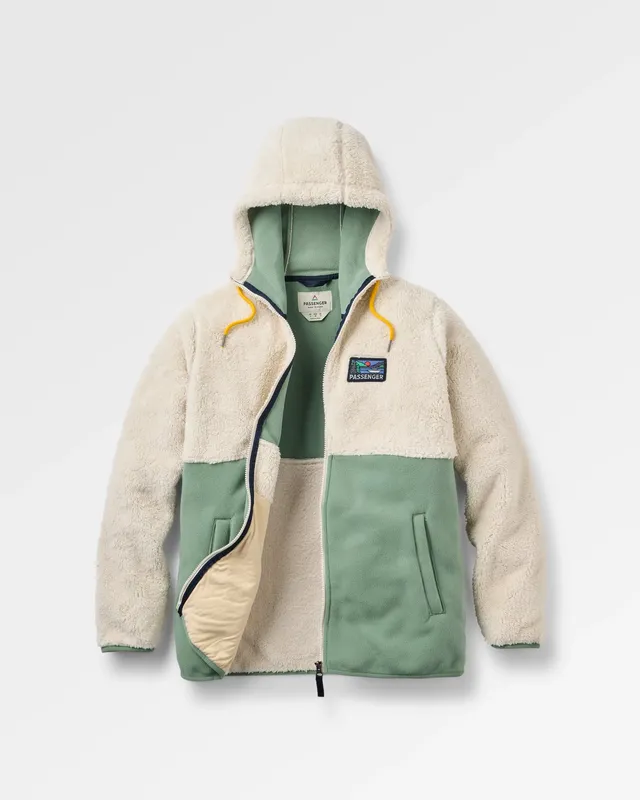 Passenger Clothing Nestling Polar-Lined Sherpa Fleece - Vintage White